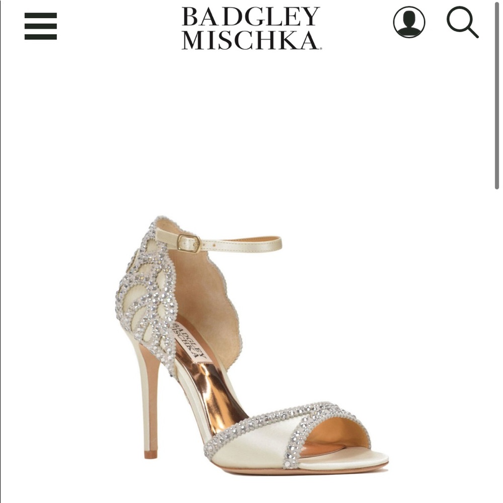 Badgley Mischka Roxy Ankle Strap Evening Shoe